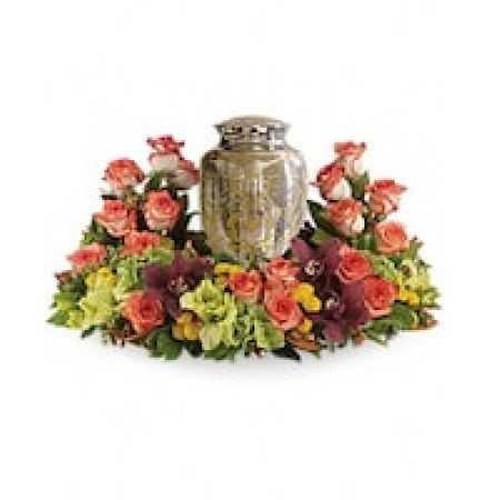 My Lady's Florist Westland - A rich and subtly hued garden expresses sympathy most thoughtfully, in a gentle oval arrangement that honors and embraces a cherished memory.