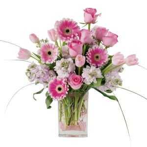 Wildflowers of Parkland Coral Springs - <p><span>Sweet pink roses, Gerbera daisies and tulips are sure to delight the new little miss- or favorite sweetheart</span></p>