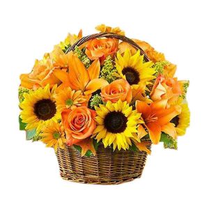Wildflowers of Parkland Coral Springs - <p>This Basket of Sunshine is loaded with Lilies, Sunflowers, and Roses. Sure to put a smile on the receives face for days.</p>