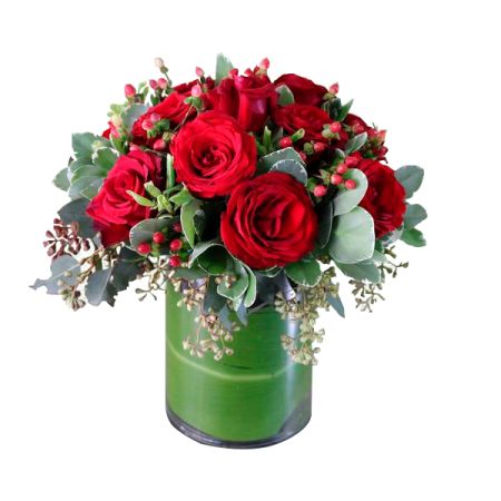 Wildflowers of Parkland Coral Springs - Enhance your Valentine's Day with a bouquet that's sure to garner lots of gentle kisses. Our arrangement features classic red roses paired with the charming addition of red berries, creating a captivating and romantic display. With our same-day flower delivery, you can promptly set the stage for a memorable and affectionate celebration. The timeless beauty of red roses symbolizes love and passion, while the addition of red berries adds a delightful touch of uniqueness. Order now to express your love in a way that's as sweet and unforgettable as the gentle kisses it's sure to inspire.