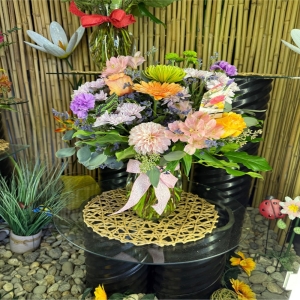 demo florist Fremont - Bask in the warm glow of Sunstone Radiance a stunning floral arrangement designed to capture the essence of a summer sunset. This captivating bouquet features a harmonious blend of textures and hues evoking feelings of joy gratitude and peaceful serenity. Imagine this piece gracing your dining table brightening a loved one’s day or offering a moment of tranquil beauty to your own space. The interplay of soft petals and vibrant blooms creates a captivating centerpiece perfect for any occasion where a touch of sunshine is desired. Sunstone Radiance isn’t just flowers; it’s a feeling of warmth and light beautifully expressed. This stunning arrangement makes a thoughtful gift for birthdays anniversaries or simply to show someone you care.