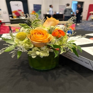 Madison Avenue Florist - Demo Fort Lauderdale - Bathed in the warm glow of a late summer sunset Sunstone Radiance is a breathtaking floral arrangement designed to evoke feelings of joy and tranquility. This stunning bouquet features a harmonious blend of textures and shades creating a piece that feels both effortlessly chic and deeply heartfelt. Imagine this centerpiece illuminating your dining table during a special gathering or sending a wave of warmth to a loved one who needs a little light in their day. The delicate petals seem to capture the very essence of golden light promising a moment of beauty and serenity with every glance.