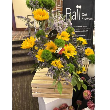 Beaverton Florists- Demo Beaverton - Brighten any space with the joyful radiance of our “Sunshine & Lavender” bouquet, a stunning mix of golden sunflowers and fragrant lavender. This vibrant arrangement evokes warm summer days and a sense of cheerful wellbeing, perfect for birthdays, thank you gifts, or simply to uplift your own spirit. Lush greenery and delicate accents create a textural masterpiece, filling the room with beauty and a captivating, fresh floral scent. Send a little happiness today with these beautiful, hand-arranged **fresh flowers** and **sunflower bouquets**!