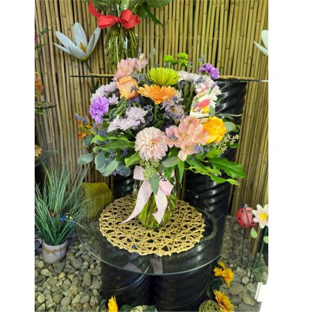 Beaverton Florists- Demo Beaverton - Bask in the warm glow of Sunstone Radiance a stunning floral arrangement designed to capture the essence of a summer sunset. This captivating bouquet features a harmonious blend of textures and hues evoking feelings of joy gratitude and peaceful serenity. Imagine this piece gracing your dining table brightening a loved one’s day or offering a moment of tranquil beauty to your own space. The interplay of soft petals and vibrant blooms creates a captivating centerpiece perfect for any occasion where a touch of sunshine is desired. Sunstone Radiance isn’t just flowers; it’s a feeling of warmth and light beautifully expressed. This stunning arrangement makes a thoughtful gift for birthdays anniversaries or simply to show someone you care.