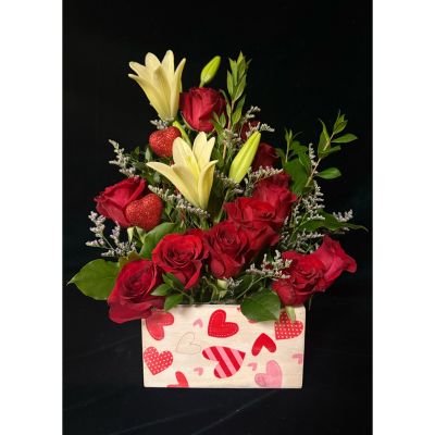 The Flower Box Kingsville - Roses and lilies 