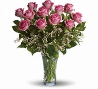 Dozen Lavender Roses 