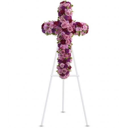 Orangevale Florist Sacramento - Pride, dignity, admiration and faith are on beautiful display in this moving sympathy arrangement. It's a meaningful way to deliver your heartfelt message. 2 sizes available , featured is the large 30 inch 
