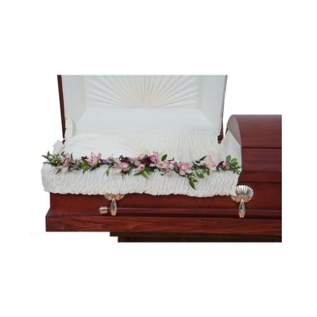 Conroy's Florist & Flower Delivery Mission Viejo - This garland designed with a beautiful combination of pink and purple flowers will show that your loved one will be forever cherished.
