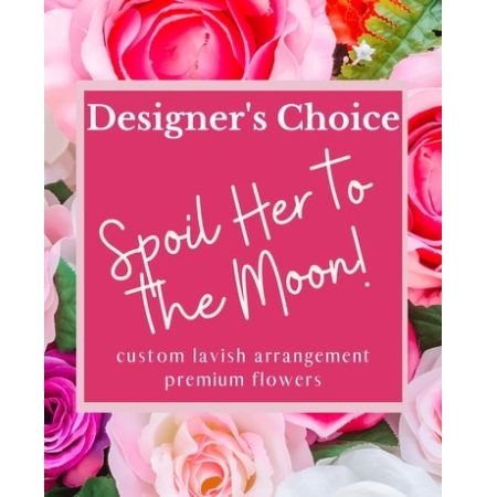 Conroy's Florist & Flower Delivery Mission Viejo - Let our Designers create an arrangement using the freshest flowers that is sure to spoil her to the moon!

