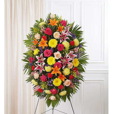 Sympathy Standing Spray - Bright