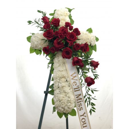 Conroy's Florist & Flower Delivery Mission Viejo - Approx. 36"H x 18"W - Banner can say whatever you like.  Please enter banner text in special instructions or give us a call.