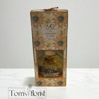 Tom's Florist Smyrna - Surround yourself—or someone special—in the soft & fruity scent of Sunflowers & Citrus. This diffuser Creates a warm and inviting ambiance that lingers gently in the air.

With its sleek design and long-lasting fragrance.

Ideal for bedrooms, bathrooms, entryways, or anywhere you want to infuse with calm and beauty—no flame or plug needed.

Gift tranquility. Add elegance. Let the scent of Dreamy Embrace do the rest.