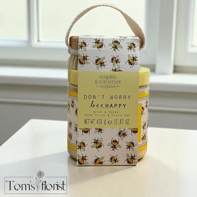 Tom's Florist Smyrna - Treat your skin to silky smooth perfection with our Milk & Honey Body Scrub & Brush Set.

 This creamy, exfoliating scrub gently polishes while nourishing with the sweetness of honey and the softness of milk. 

The included brush boosts exfoliation for baby-soft, glowing skin.