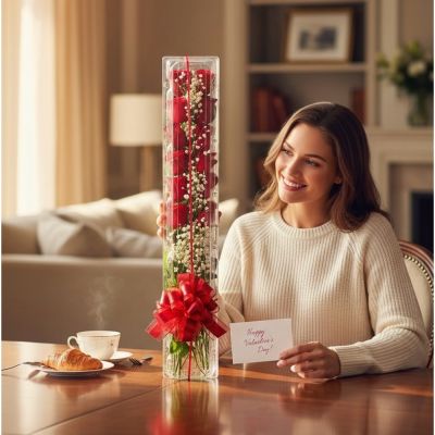 Tom's Florist Smyrna - Beautiful Boxed dozen roses 