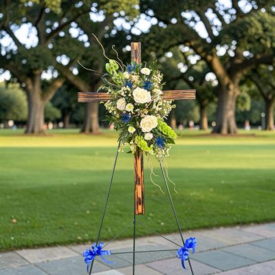 Tom's Florist Smyrna - Customized Wooden cross
