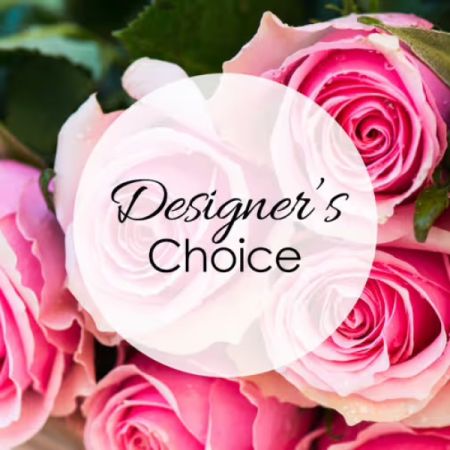 Tom's Florist Smyrna - Let our expert floral designer create a stunning, one-of-a-kind vase arrangement just for you! With the Designer’s Choice Arrangement, you'll receive a custom bouquet crafted using the freshest, seasonally available flowers. Whether you're celebrating a special occasion or simply want to brighten someone’s day, our talented designers will hand-select and arrange the perfect blooms to suit your style, preferences, and needs. Each arrangement is uniquely designed with creativity and care, ensuring it’s a beautiful and memorable gift.

Experience the art of floral design with a personalized touch!
