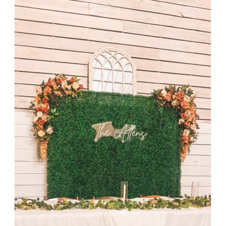 Tom's Florist Smyrna - (starting at 199.99) Not only do they serve as an eye-catching photo backdrop, but they also enhance the atmosphere, creating a lush, garden-like ambiance that guests will remember. Whether you're looking for a statement piece for your reception, a chic photo area, or an artistic focal point for your venue, our flower walls provide a versatile solution that elevates your event’s aesthetic.