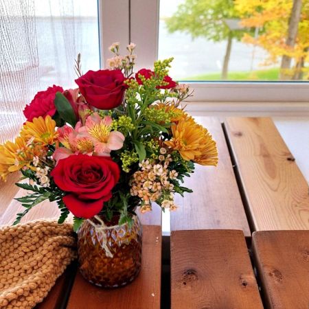 Tom's Florist Smyrna - Celebrate the beauty of the season with a warm and inviting fall arrangement filled with autumn-inspired flowers and seasonal colors. Designed with rich, cozy tones and a natural fall feel, this arrangement is a beautiful way to brighten someone’s day, decorate your home, or celebrate the season.

It makes a lovely gift for birthdays, saying thanks, or simply to let someone know you’re thinking of them. Bring a little bit of the beauty and warmth of autumn indoors with this seasonal favorite.