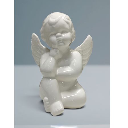 Sitting Cherub Figurine 