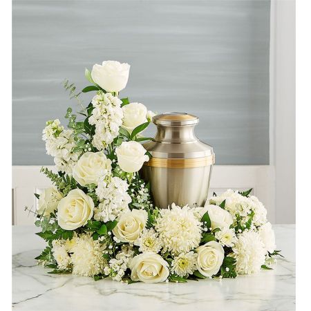Conroy's Flowers El Cajon El Cajon - Honor their memory and celebrate the joy they brought to their loved ones. Our wreath arrangement is handcrafted from peaceful white blooms, creating a beautiful tribute, while offering comfort during a difficult time.