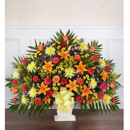 Conroy's Flowers El Cajon El Cajon - They had a passion and exuberance that was undeniable. These qualities are captured in stories, memories and the vibrancy of our basket arrangement. This lush display of blooms in bright colors is beautifully crafted, creating an impressive tribute to celebrate their life.