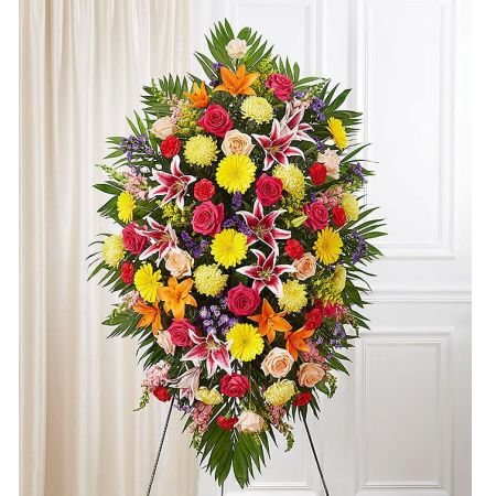 Sympathy Standing Spray - Bright