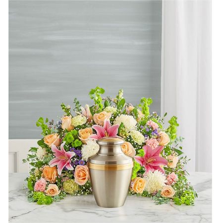 Crescent Cremation Arrangement- Pastel