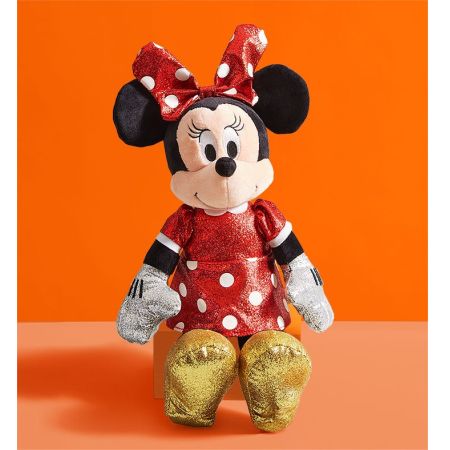 Conroy's Flowers El Cajon El Cajon - Send magic and sparkle with our Minnie Mouse plush. This iconic character shines in silver gloves, gold shoes, a red polka-dot dress and bow. It’s the perfect gift to surprise Disney lovers and collectors of all ages.