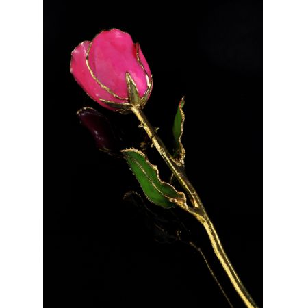 Conroy's Flowers El Cajon El Cajon - "Rose has long been a symbol of love and beauty"

This product contains a real rose that is hand-picked. With a timeless beauty of nature, each rose is carefully selected, sized and preserved at the peak of its beauty.

A fine delicate layer of lacquer has been applied then electroformed and completed with 24k gold finish.

This marvelous gift of nature is now transformed into a treasure that lasts a lifetime