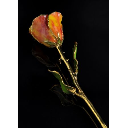 Conroy's Flowers El Cajon El Cajon - "Rose has long been a symbol of love and beauty"

This product contains a real rose that is hand-picked. With a timeless beauty of nature, each rose is carefully selected, sized and preserved at the peak of its beauty.

A fine delicate layer of lacquer has been applied then electroformed and completed with 24k gold finish.

This marvelous gift of nature is now transformed into a treasure that lasts a lifetime.