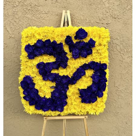 Conroy's Flowers El Cajon El Cajon - Our Om Funeral Wreath is a deeply symbolic tribute, crafted with reverence to honor the spiritual journey of your loved one. Featuring fresh, premium blooms arranged meticulously around the sacred Om symbol, this wreath embodies peace, serenity, and the eternal connection between life and the divine. Perfect for Desi and Hindu funeral services, this elegant wreath serves as a beautiful expression of respect and love. Please note that this item requires a 48-hour notice to ensure its creation with the utmost care and attention.