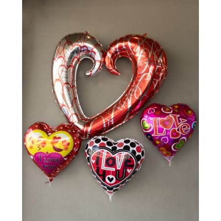 Conroy's Flowers El Cajon El Cajon - Assortment of I Love you mylar balloons. 
Designs and sizes may vary. Bundle comes with one Jumbo Mylar or 3 additional mylar balloons. 