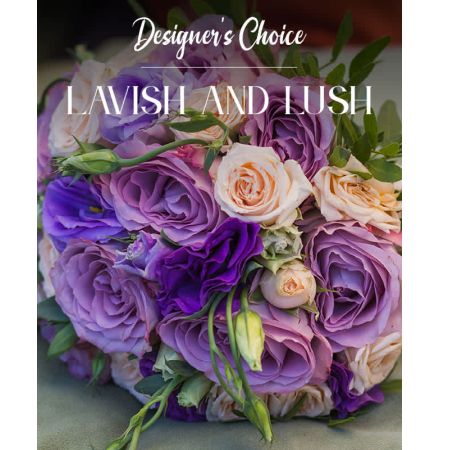 Morningside Florist Rancho Cordova - Indulge in the opulence of our Lavish and Lush Designer\u2019s Choice arrangement, a breathtaking display of nature\u2019s finest blooms curated by our expert florists.  This extravagant bouquet features an exquisite assortment of premium flowers, meticulously selected to create a show-stopping masterpiece that exudes luxury and elegance.
