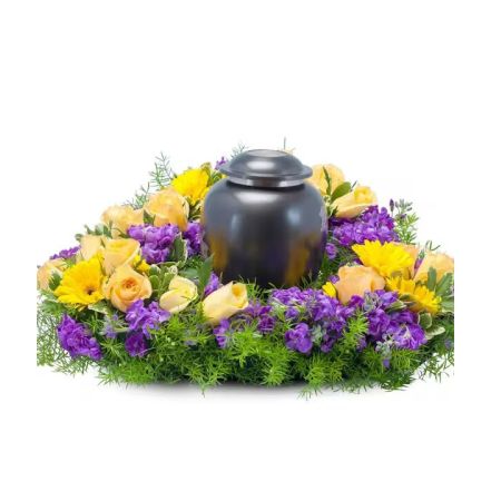 Morningside Florist Rancho Cordova - Bright yellow and purple flowers create surroundings of vivid memories.
