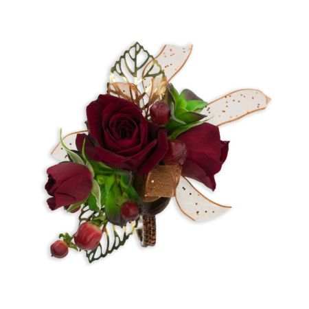 Morningside Florist Rancho Cordova - This Red Corsage, just pops with color and is a true classic
