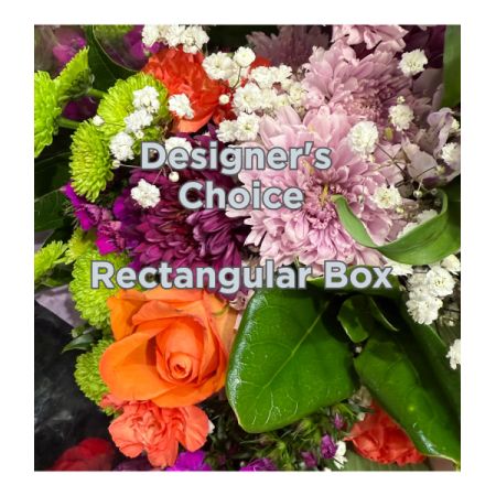 Blooms of Wayne Wayne - Seasonal flowers in elegant wooden box