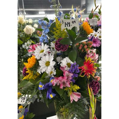 DiBella Flowers & Gifts Las Vegas - Colorful Vase Arrangement IN THE COOLER