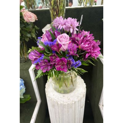 DiBella Flowers & Gifts Las Vegas - Lavender Arrangement IN THE COOLER 