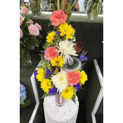DiBella Flowers & Gifts Las Vegas - Travel Cup Arrangement IN THE COOLER 