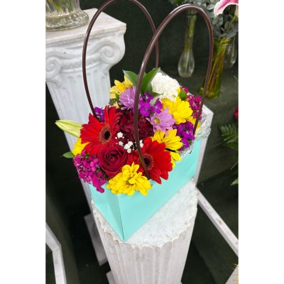 DiBella Flowers & Gifts Las Vegas - Flower Tote Bag IN THE COOLER 