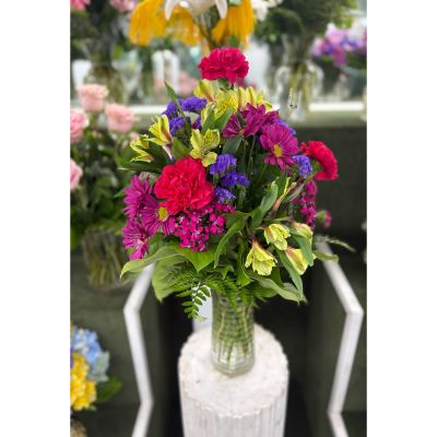DiBella Flowers & Gifts Las Vegas - Mix of Color Arrangement IN THE COOLER 