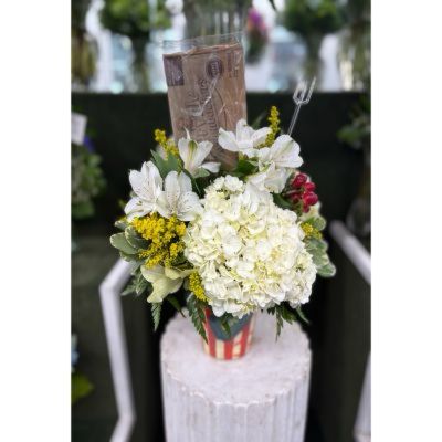 DiBella Flowers & Gifts Las Vegas - Get Poppin! Arrangement IN THE COOLER 