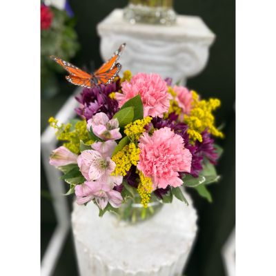 DiBella Flowers & Gifts Las Vegas - BRIGHT BUTTERFLY ARRANGEMENT IN THE COOLER