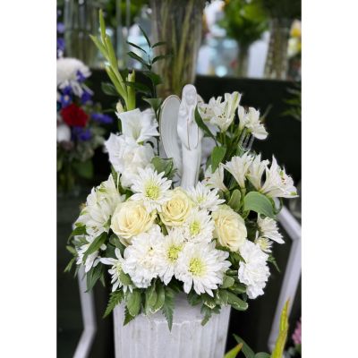DiBella Flowers & Gifts Las Vegas - GUIDING LIGHT ARRANGEMENT IN THE COOLER