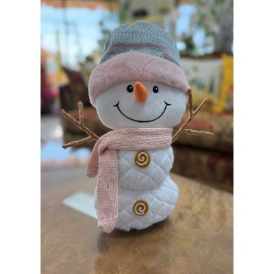DiBella Flowers & Gifts Las Vegas - LITTLE SNOWMAN WITH PINK SCARF