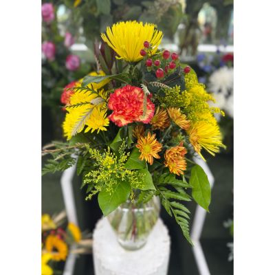 DiBella Flowers & Gifts Las Vegas - Fall Awakens Arrangement In the Cooler