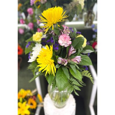 DiBella Flowers & Gifts Las Vegas - Sunlit Symphony Arrangement In the Cooler