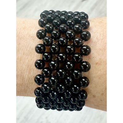 DiBella Flowers & Gifts Las Vegas - O Black Pearl Wristlet to accent your corsage! 
Can be later used as a bracelet.
