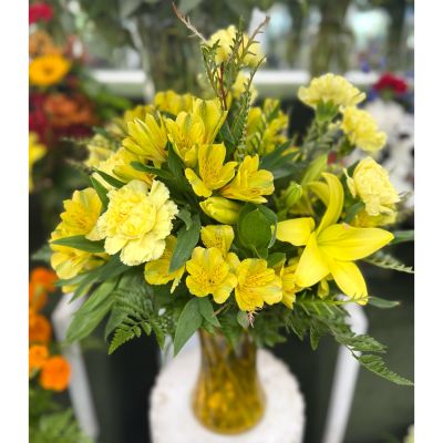 DiBella Flowers & Gifts Las Vegas - Sunshine of My Life Arrangement In the Cooler