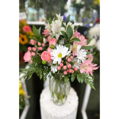 DiBella Flowers & Gifts Las Vegas - Delicate Daydream Arrangement In the Cooler